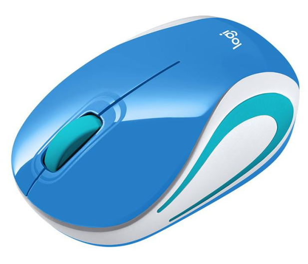 LOGITECH LOGITECH Wireless Mini Mouse M187 BLUE 910-002733 - 77086 - zdjęcie 2